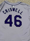 Criswell Size 46  46 2024 Colorado Rockies Game Used Jersey Issued Road Gray Mlb