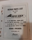 New Idea Ground 206 P t o  201 202 Driven Manure Spreader Repair Parts List S-55