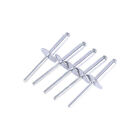 Rivets Large Flange 100 Pc  3 16  X 1  Aluminum Head Steel Mandrel Pop Rivet