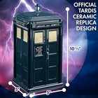 Tardis Cookie Jar Collectible Ceramic Dr  Who Police Box Lid