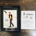 Beckett Harrison Ford Signed Photograph Autograph Picture Star Wars Framed Coa