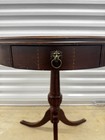 Mersman Mid Century Drum Table W  Drawer