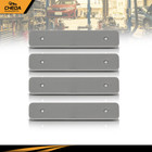 Fit For Trex 4pcs 5 5    Gray Composite Decking Boards End Cap Cover W screw Holes