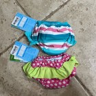 Iplay Reusable Girl Swim Diapers  2 Count   Size 6 Month