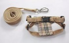 Cream Leashes Lead Pet Soft Harness Small Pet Guinea Rat Hamster Ferret Leveret