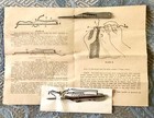 Lot Of 2 Antique  Kirby  Ideal Metal Art Needles For Needlework   Instructions