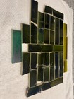 35 Antique Fireplace Tile Solid Green  3 Greens