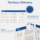 Printable Return Address Labels With Sure Feed Technology  2 3  X 1-3 4   White 