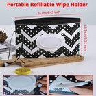 3 Pack Portable Baby Wipes Dispenser Container For Diaper Bag Lightweight Travel