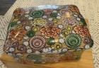 Vintage Kutani Gold Gilded Floral Jewelry Trinket Box
