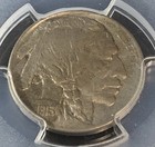 1913-d Type 1 Indian Head Nickel Pcgs Au58 Approx  15  Die Axis Rotation Error 