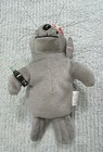 Vintage 1997 Coke Coca Cola Gray Seal In Baseball Cap 0107 Plush Toy Free S h