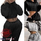 Fleece Tracksuit Sweatsuit Hoodie Hooded Sports Suit Tops Sweatpants Pants Set