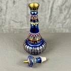 I Dream Of Jeannie Hand Painted Bottle Della Casa The Blue Djinn Glass Bottle