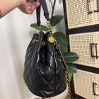 Chanel Makeup Black Quilted Shoulder Strap Bag Crossbody - Vip Gift W Box