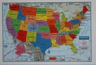 Wall Map Of The United States Usa Road Travel Maps City Name Us Poster 40  X 28 
