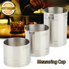 Stainless Steel Cylindrical Spirit Thimble Measure Wine Jigger 25 35 50ml Uk