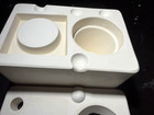 Vintage Kimple Ceramic Slip Casting Mold Small Flower Pot With Saucer  K 79