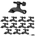 12 Pack Hinge Pin Black Door Stops -heavy Duty Adjustable Door Stopper