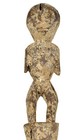 Lega Bwami Society Figural Post With Face Congo