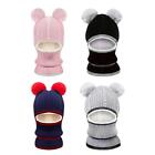 Winter Toddler Baby Kids Boy Girls Warm Knitted Beanie Cap Hat Scarf Set E V8k9