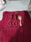 Vintage 1930s  oneida 1881 Rogers  Silver Plate Curled Baby Spoon 