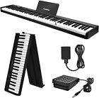 88 Key Electric Digital Piano Keyboard Weighted Key W pedal power Supply And Bag
