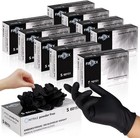 Black Nitrile Disposable Gloves  Exam Gloves  Powder-free  Latex-free  3mil     