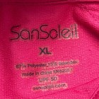 Sansoleil Pullover Top Women Xl Pink 1 4 Zip Golf Shirt Upf 50 Long Sleeve Solid