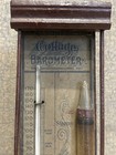 Vintage Cottage Barometer Storm Glass  Thermometer 19th Century