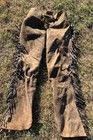 Leather Cowboy Chaps Horse Trail Riding Equestrian Pre-owned