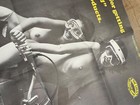 Vintage Gold Belt Line Racing Products Risky Business Poster 70 s Girls Champs