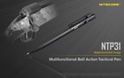 Nitecore Ntp31 Multifunctional Bidirectional Bolt Design Action Tactical Pen