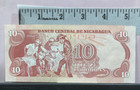 Nicaragua 10 Cordobas 1979 Unc Banknote Currency 07329141 Crisp