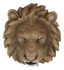 Large King Of The Jungle Roaring Lion Head Wall Mount Bust Sculpture Plaque 16 h