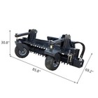 Power Rake Soil Conditioner Skid Steer For Cat Attachment Landhonor Harley Rake