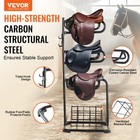 Vevor Freestanding Saddle Stand 3 Tiers English And Western Saddle Rack