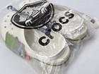 Crocs Crocband Clog White Black M9 W11 Unisex Classic Slip On New With Tags