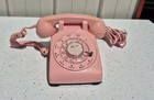 Vintage Pink Rotary Dial Telephone  Western Electric Bell 500 Just Cleaned 