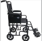 Karman Transport Wheelchair Lightweight Folding Chair Removable Armrest Portable