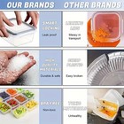 48pcs Luxury Food Storage Container Set Of High Quality Including  Marker Pen 