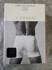 Calvin Klein Boxer Briefs Mens Large Black 3 Pack 100  Cotton Underwear