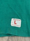 Vintage 50s Champion Faded Green Cotton Football Tee L Olympic Hockey Jersey