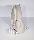 Theodore Elephant Baby Rattle Plush Stuffed Animal Toy Gray Knitted Lovey 13 euc
