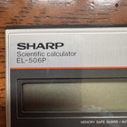 Vintage Sharp Scientific Calculator El-506p With Case  Tested Working