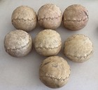 Lot Of 7 Vintage Debeer Official Clincher Leather Practice  12  Softballs