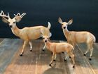 Vintage Breyer Deer Family Buck Doe Fawn Wildlife Series Animal Creation  3123
