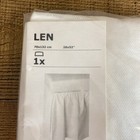 Ikea Len Crib Skirt Baby Nursery White Size 1x 70x132cm 28x52  Pleated Soft New