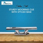Marine City 316 Stainless Steel Stylish Mooring Bollard Cleat Curved Base 12 
