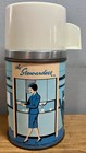 1962 Aladdin The Stewardess Metal Thermos - Brand New Unused   